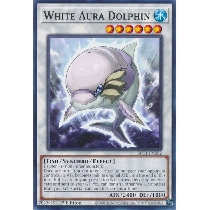 Image for White Aura Dolphin (BLC1-EN052) (BLC1) - YuGiOh