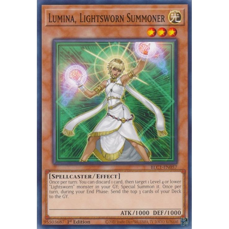 Image for Lumina, Lightsworn Summoner (BLC1-EN057) (BLC1) - YuGiOh