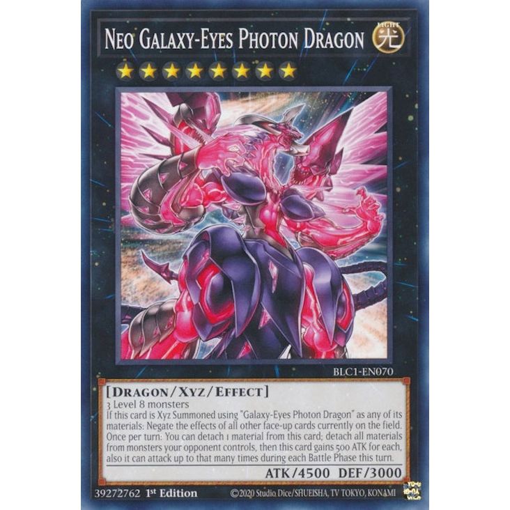 Image for Neo Galaxy-Eyes Photon Dragon (BLC1-EN070) (BLC1) - YuGiOh