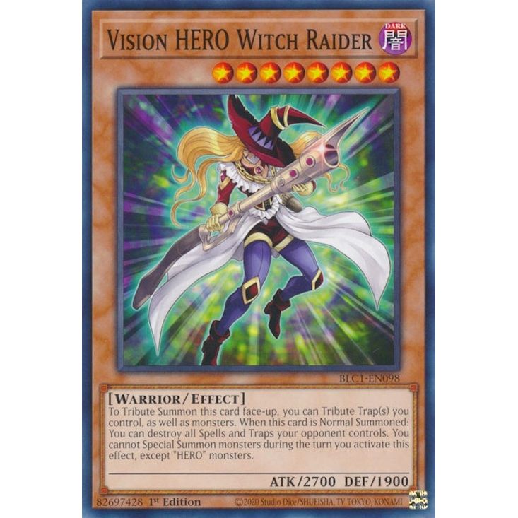 Image for Vision HERO Witch Raider (BLC1-EN098) (BLC1) - YuGiOh
