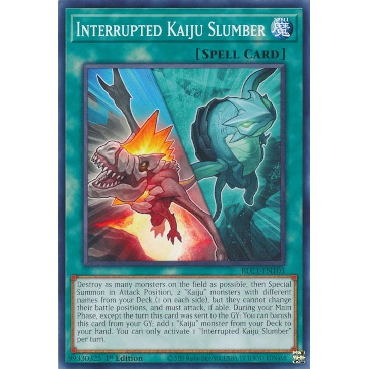 Image for Interrupted Kaiju Slumber (BLC1-EN103) (BLC1) - YuGiOh