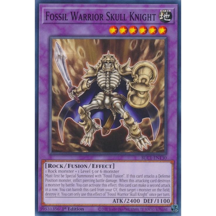 Image for Fossil Warrior Skull Knight (BLC1-EN130) (BLC1) - YuGiOh