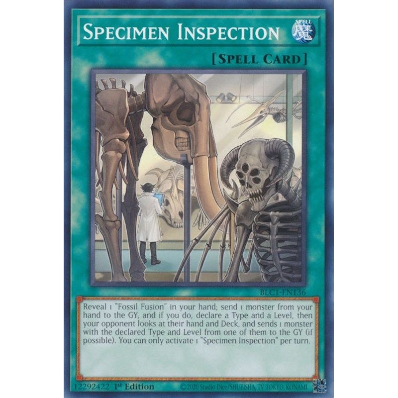 Image for Specimen Inspection (BLC1-EN136) (BLC1) - YuGiOh