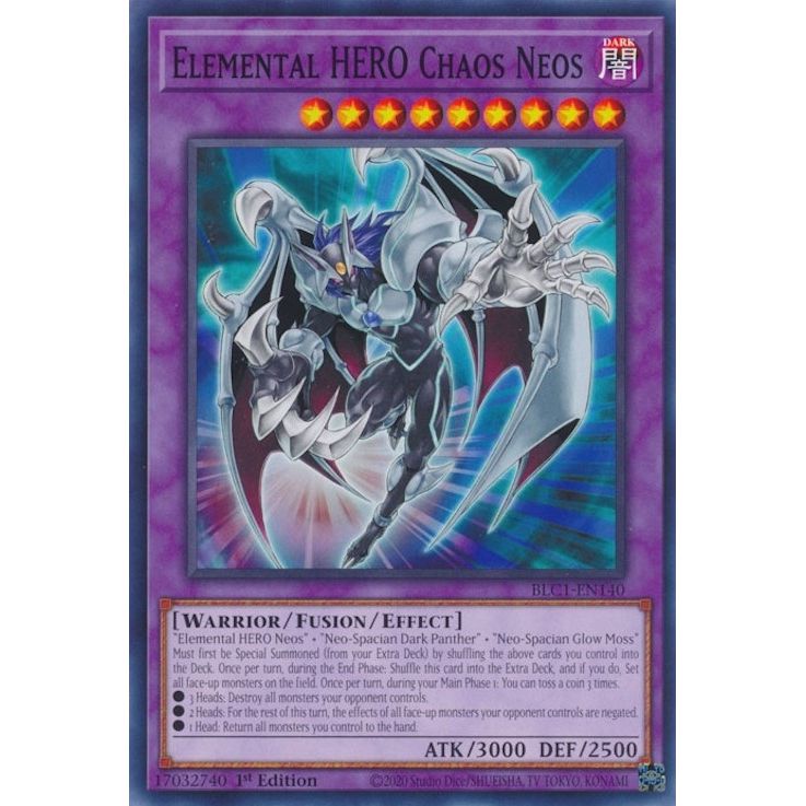 Image for Elemental HERO Chaos Neos (BLC1-EN140) (BLC1) - YuGiOh