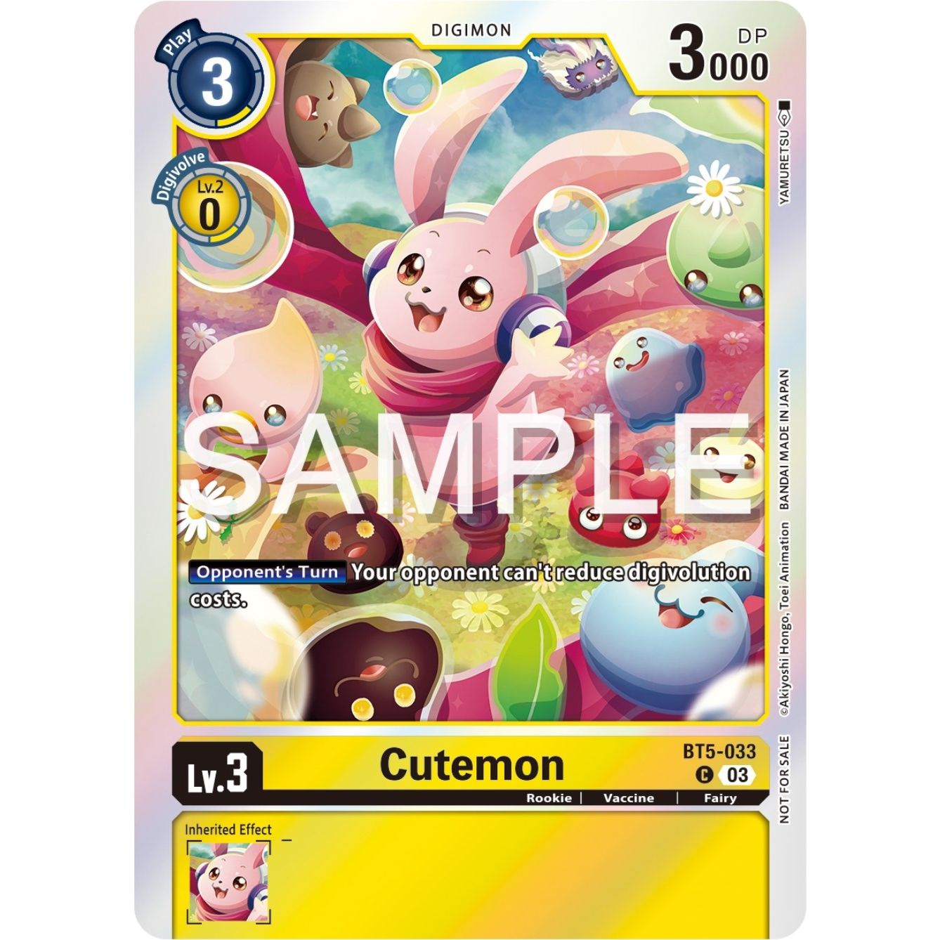 Image for Cutemon (Winner Pack -Exceed Apocalypse-) (BT5-033 C) (BT05) - Digimon Card Game