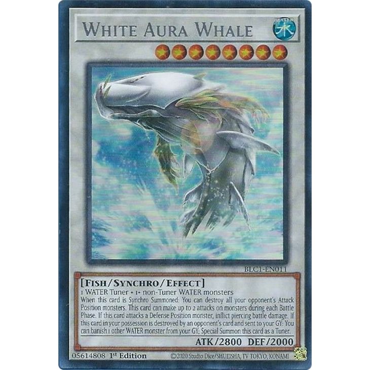 Image for White Aura Whale (Silver) (BLC1-EN011) (BLC1) - YuGiOh