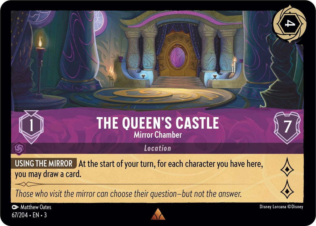 Image for The Queen's Castle - Mirror Chamber (67/204) (3) - Disney Lorcana