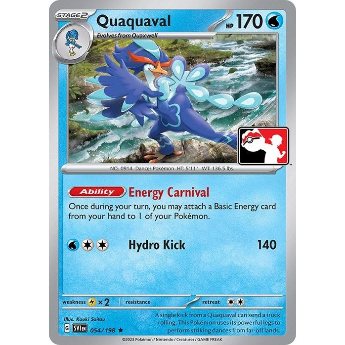 Image for Quaquaval (054/198) - Pokemon