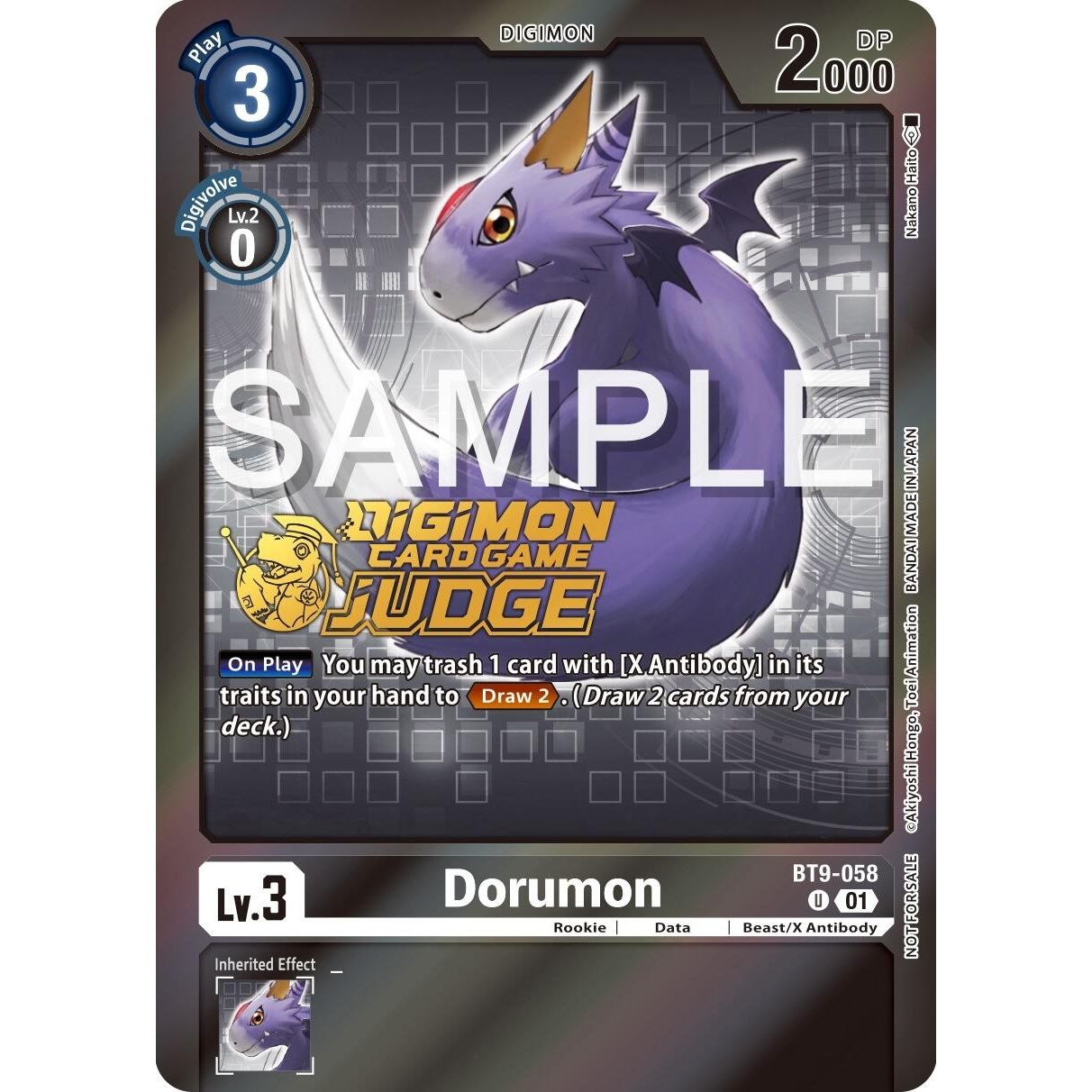 Image for Dorumon (Judge Pack 5) (BT9-058 U) (BT09) - Digimon Card Game