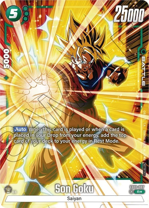 Image for Son Goku - FB01-087 (Tournament Pack -Winner- 01) (FB01-087) (DBSFW_TPR) - Dragon Ball Super: Fusion World
