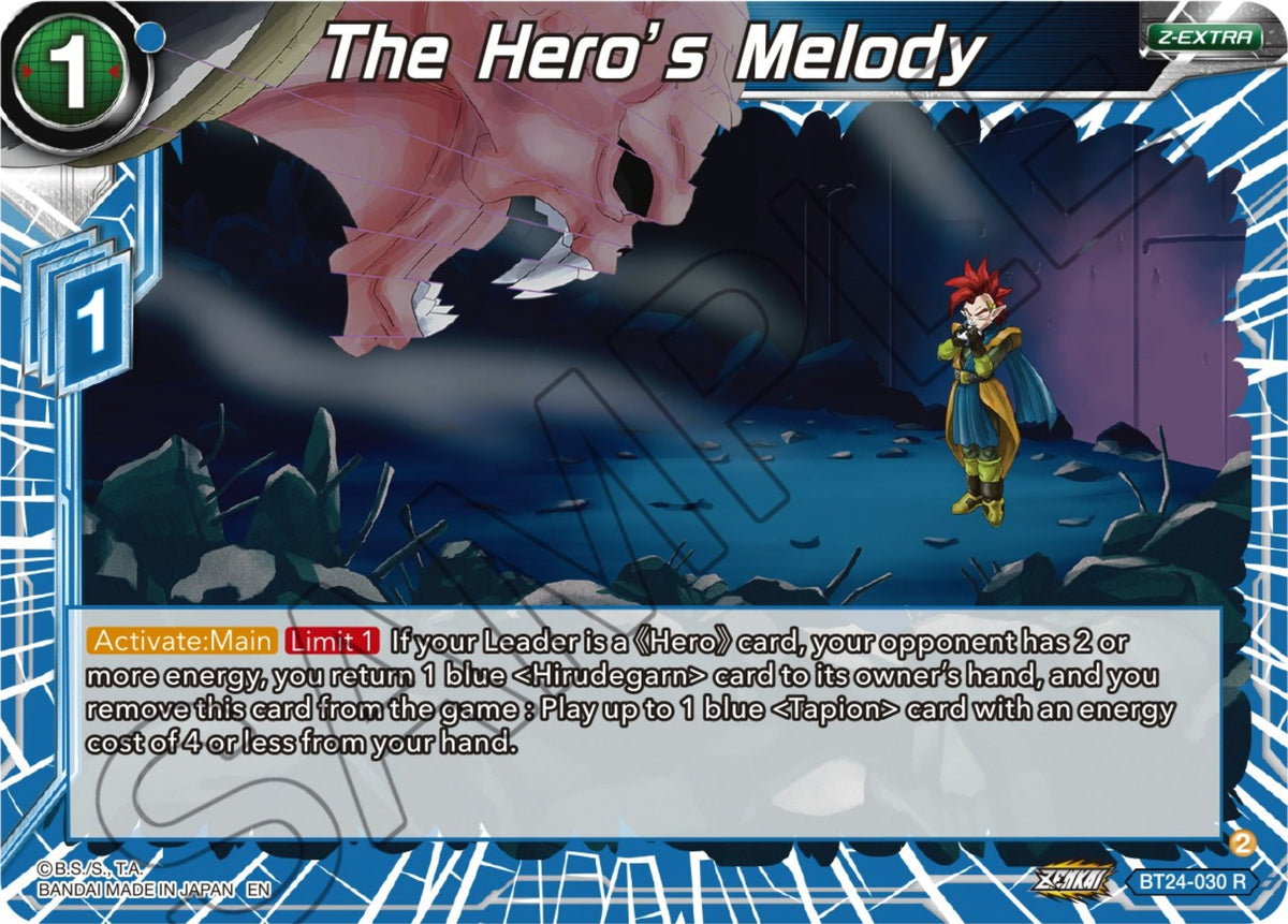 Image for The Hero's Melody (BT24-030) (BT24) - Dragon Ball Super: Masters