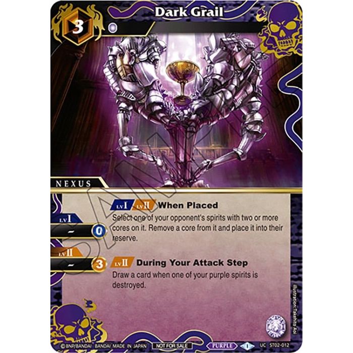 Image for Dark Grail (Finalist Card Set Vol. 4) (ST02-012) (LEP) - Battle Spirits Saga