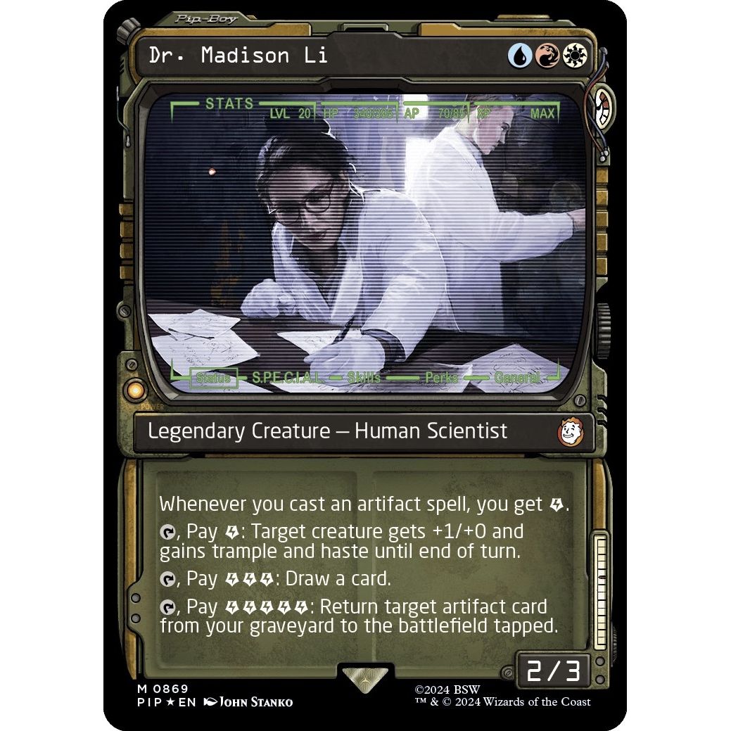 Image for Dr. Madison Li (Showcase) (Surge Foil) (869) (PIP) - Magic: The Gathering