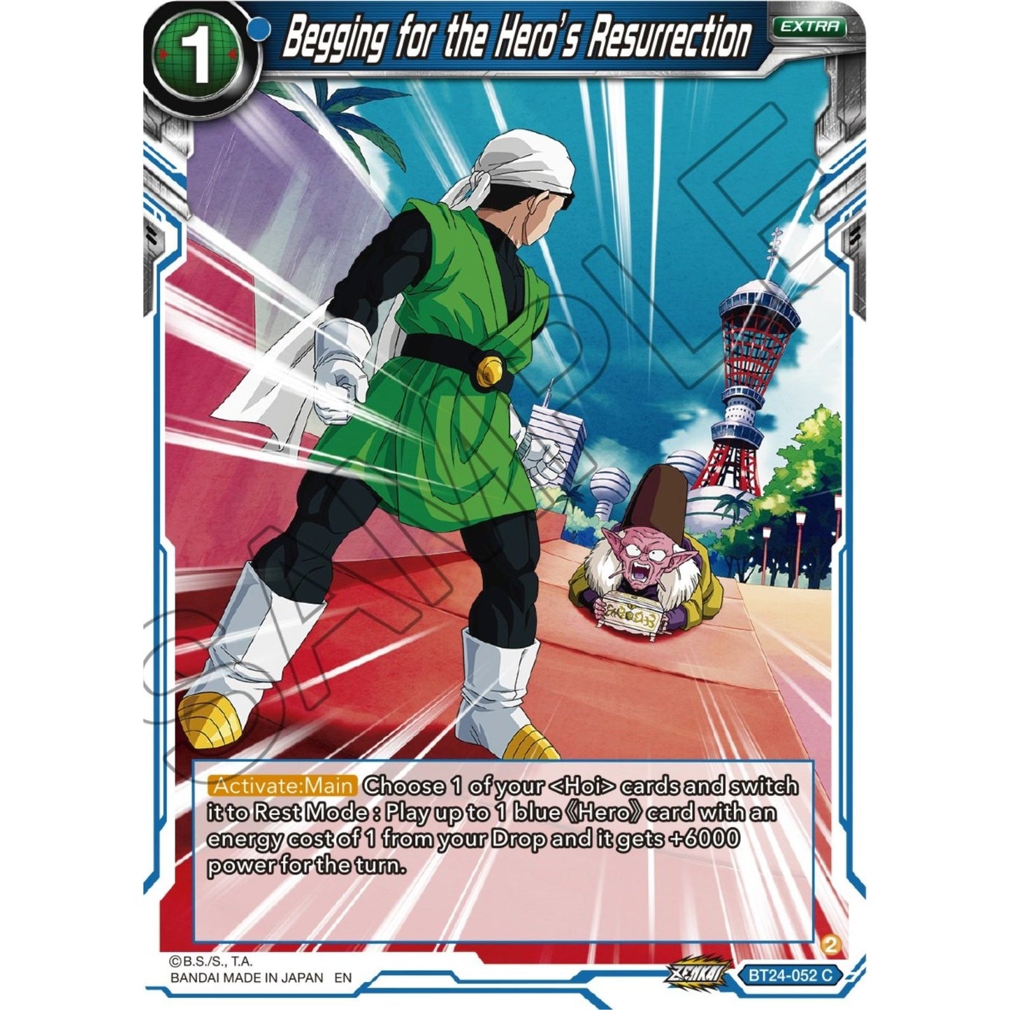 Image for Begging for the Hero's Resurrection (BT24-052) (BT24) - Dragon Ball Super: Masters