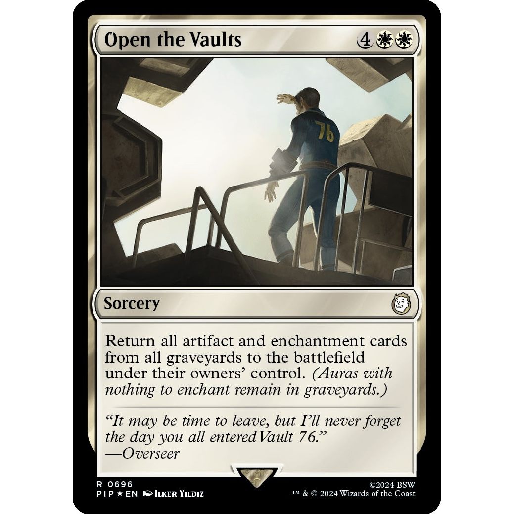 Image for Open the Vaults (Surge Foil) (696) (PIP) - Magic: The Gathering