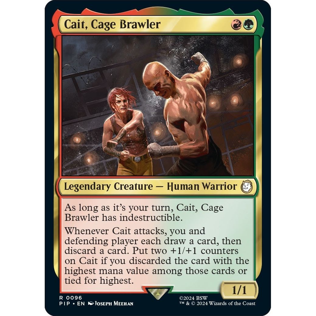 Image for Cait, Cage Brawler (96) (PIP) - Magic: The Gathering