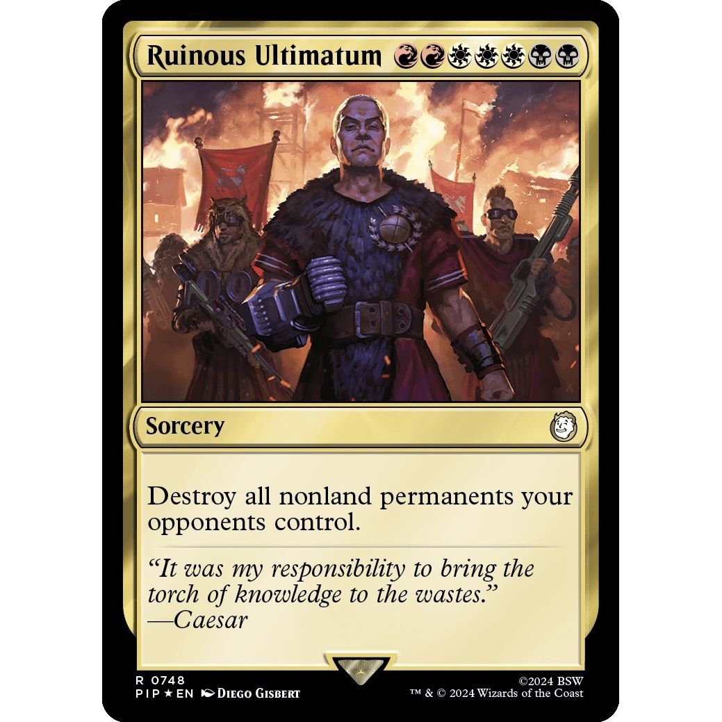 Image for Ruinous Ultimatum (Surge Foil) (748) (PIP) - Magic: The Gathering