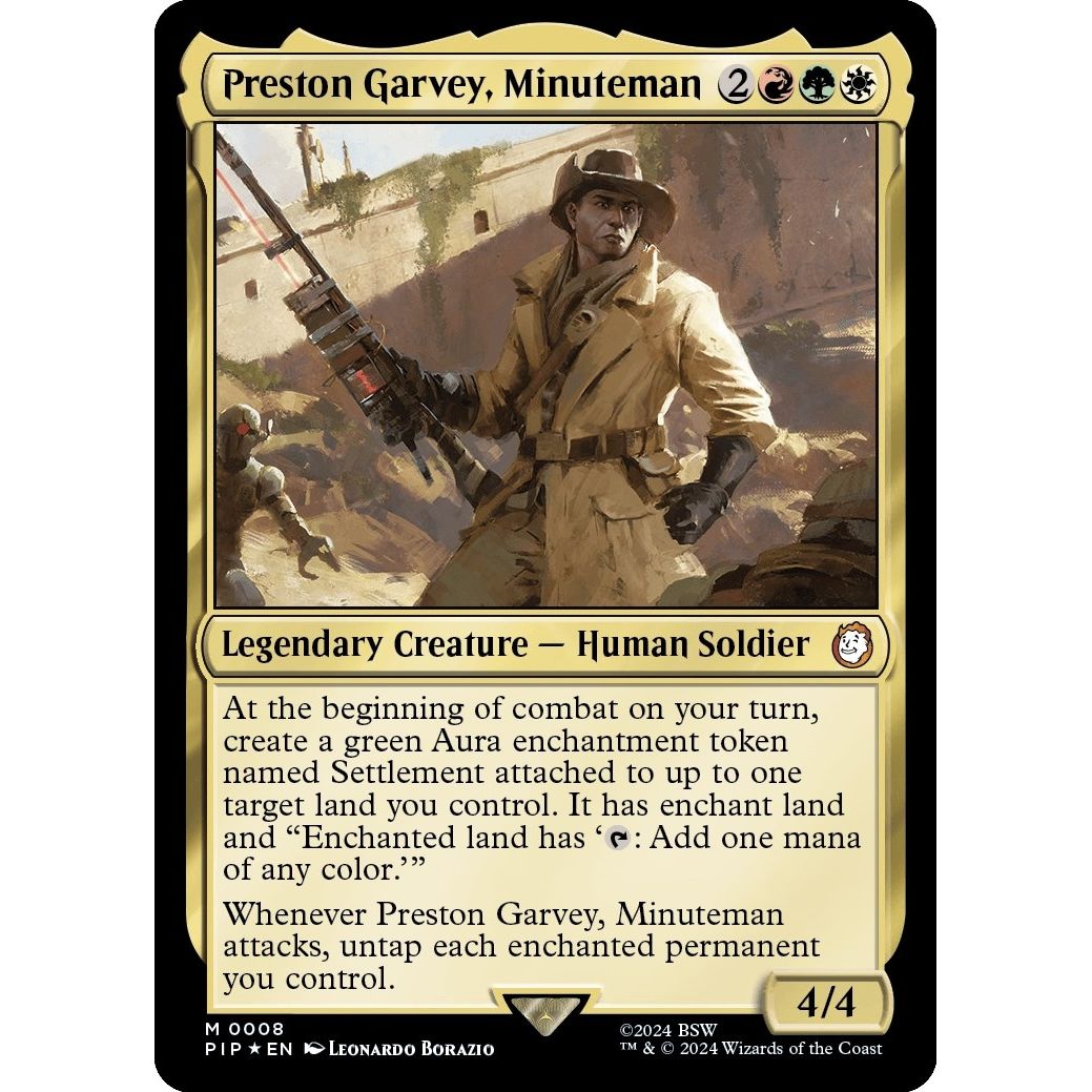 Image for Preston Garvey, Minuteman (8) (PIP) - Magic: The Gathering