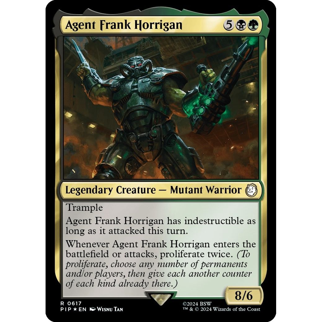 Image for Agent Frank Horrigan (Surge Foil) (617) (PIP) - Magic: The Gathering