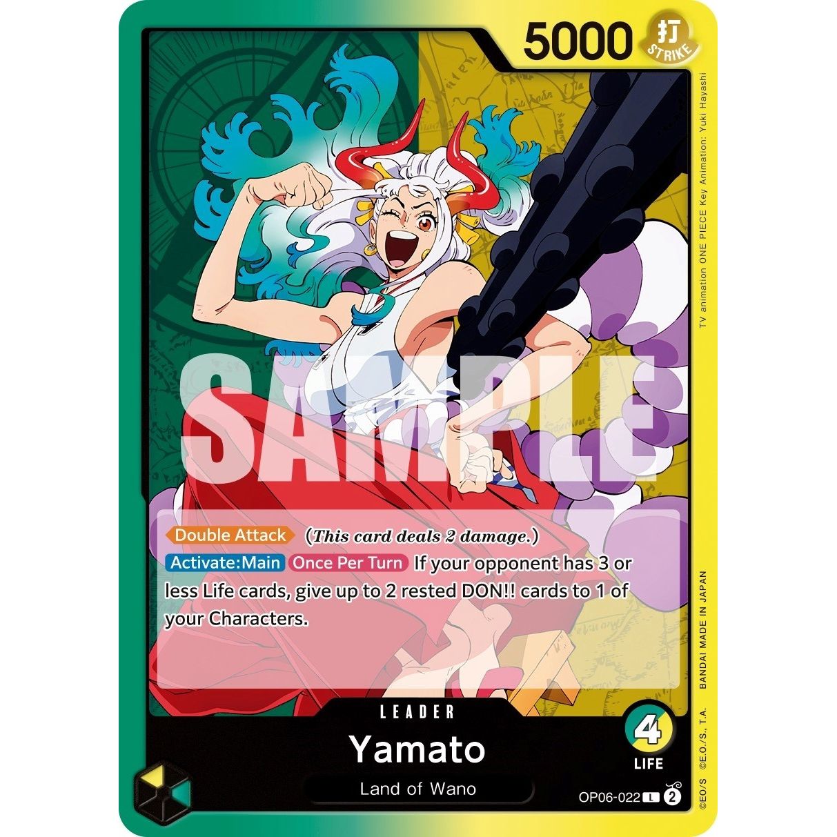 Image for Yamato (OP06-022) (OP06) - One Piece Card Game