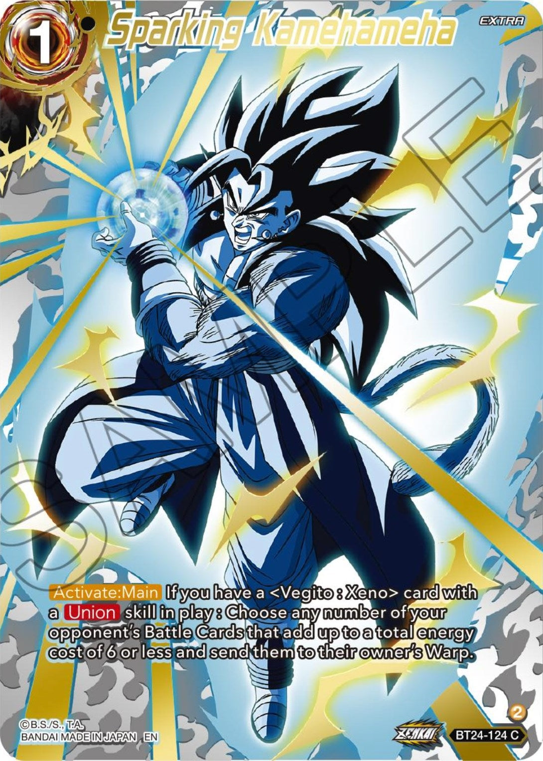 Image for Sparking Kamehameha (Collector Booster Gold) (BT24-124) (BT24) - Dragon Ball Super: Masters