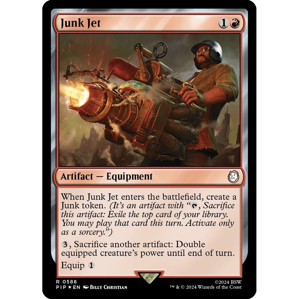 Image for Junk Jet (Surge Foil) (588) (PIP) - Magic: The Gathering