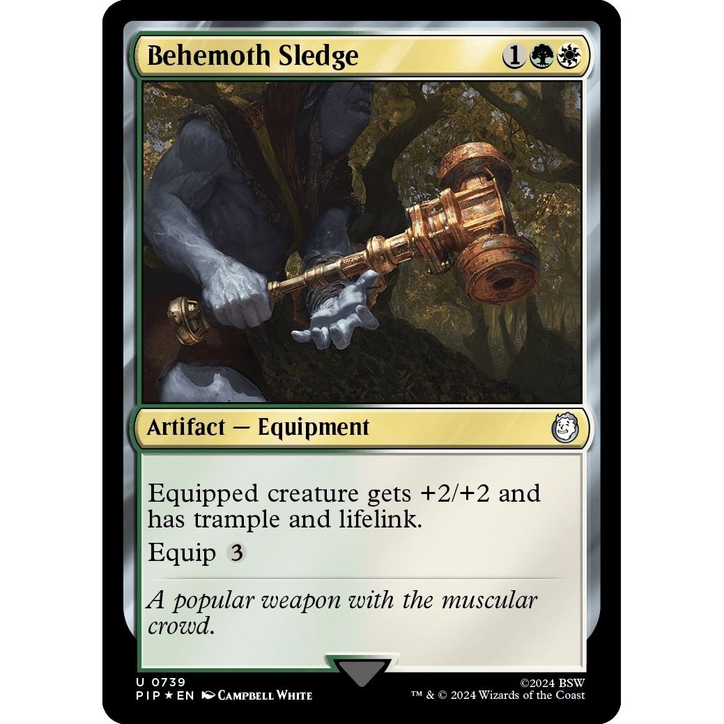 Image for Behemoth Sledge (Surge Foil) (739) (PIP) - Magic: The Gathering