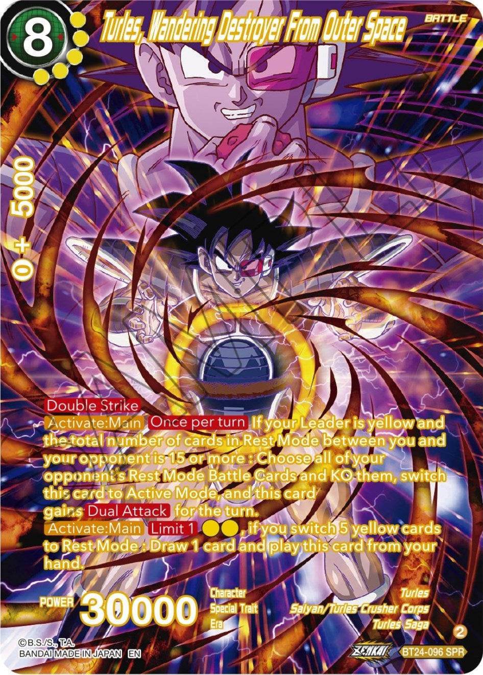 Image for Turles, Wandering Destroyer From Outer Space (SPR) (BT24-096) (BT24) - Dragon Ball Super: Masters