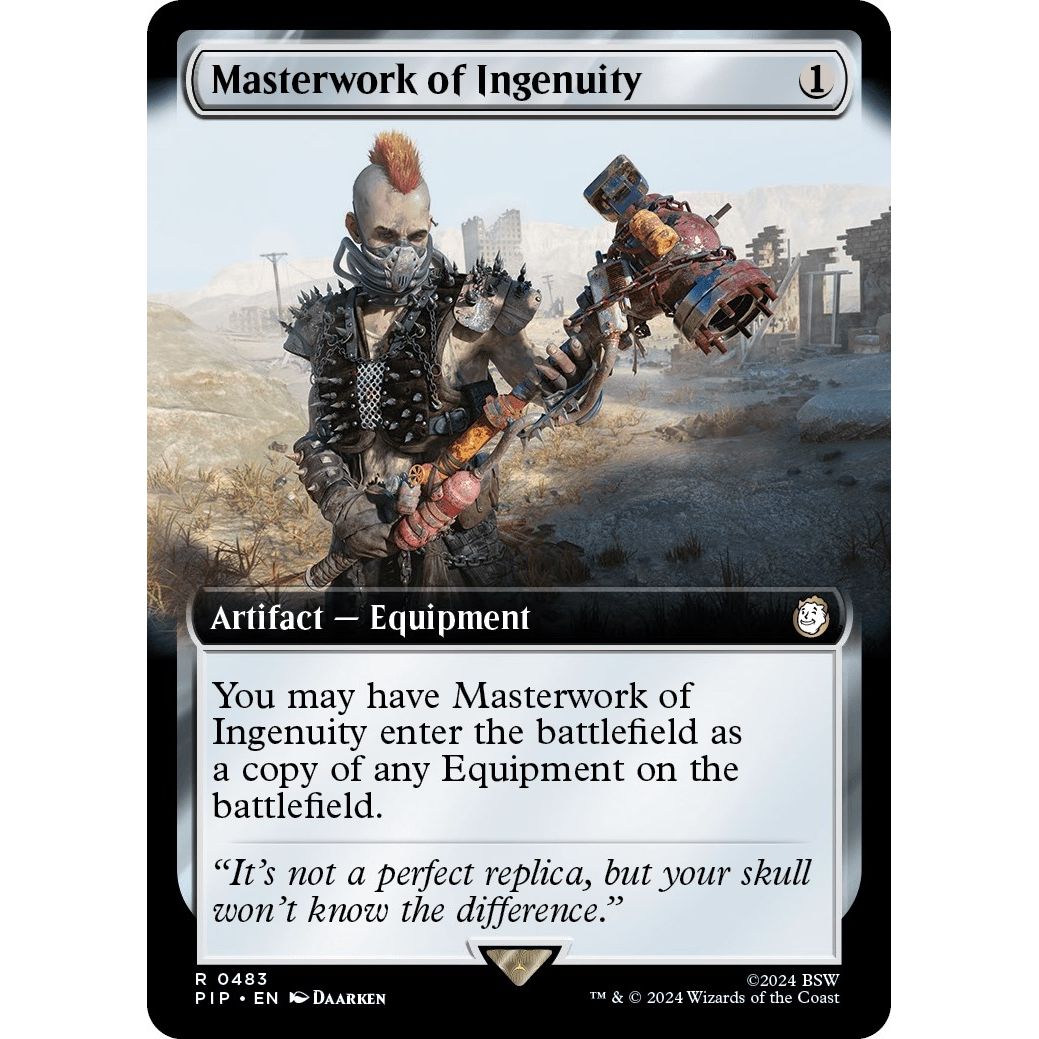 Image for Masterwork of Ingenuity (Extended Art) (483) (PIP) - Magic: The Gathering