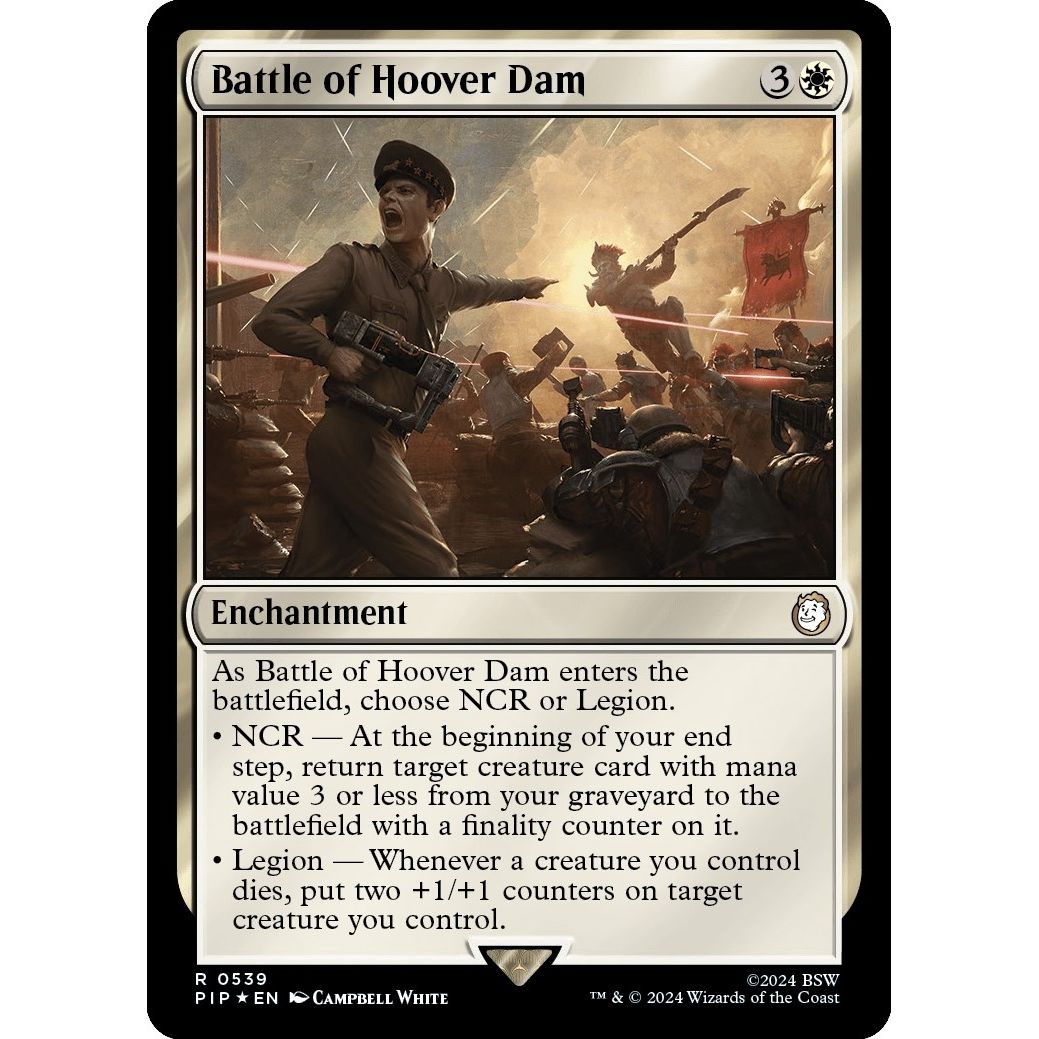 Image for Battle of Hoover Dam (Surge Foil) (539) (PIP) - Magic: The Gathering