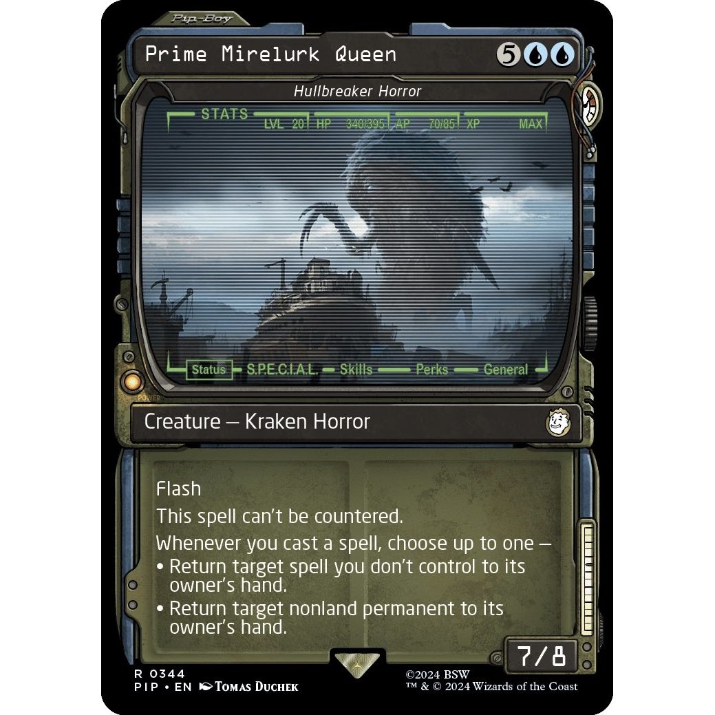 Image for Prime Mirelurk Queen - Hullbreaker Horror (Showcase) (344) (PIP) - Magic: The Gathering