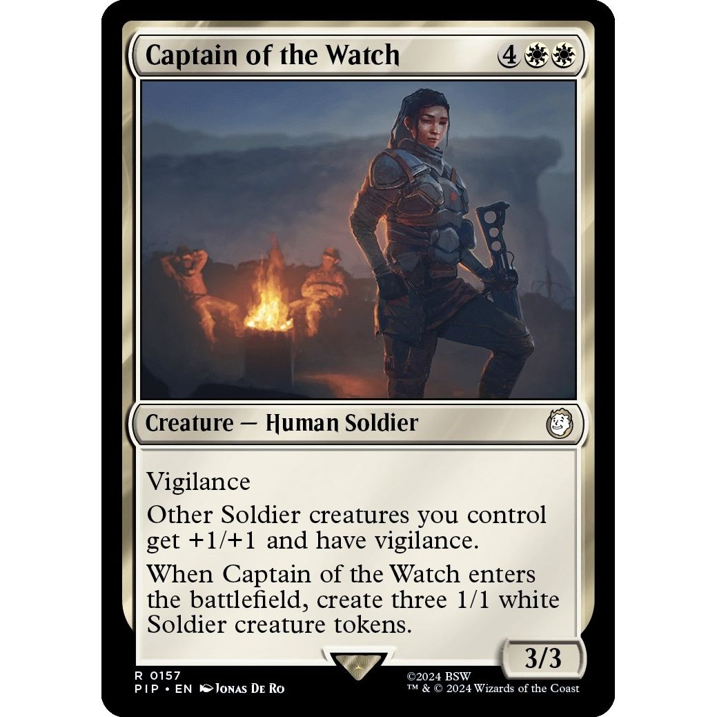 Image for Captain of the Watch (157) (PIP) - Magic: The Gathering