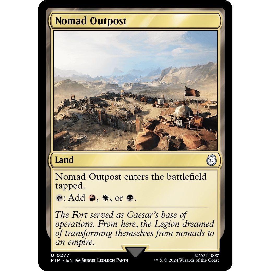 Image for Nomad Outpost (277) (PIP) - Magic: The Gathering