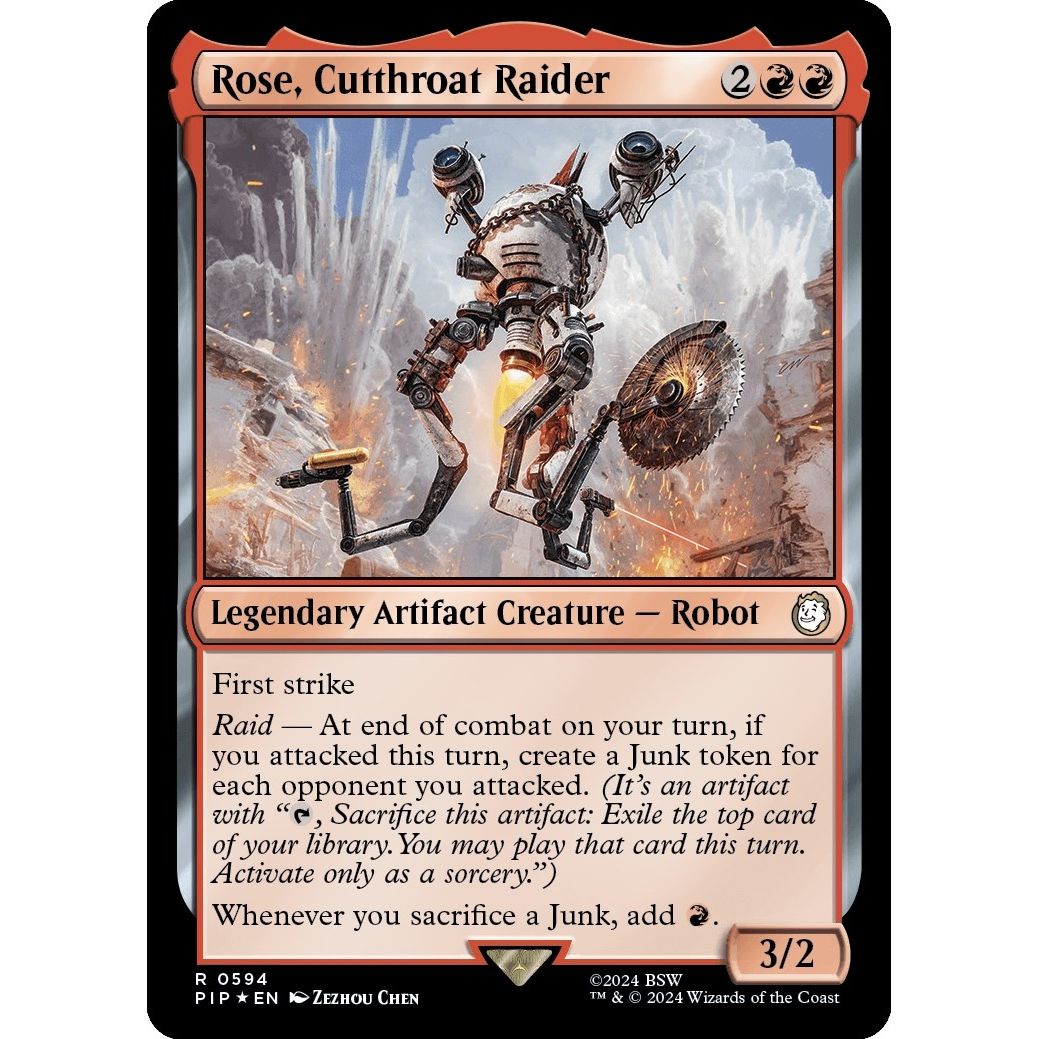 Image for Rose, Cutthroat Raider (Surge Foil) (594) (PIP) - Magic: The Gathering