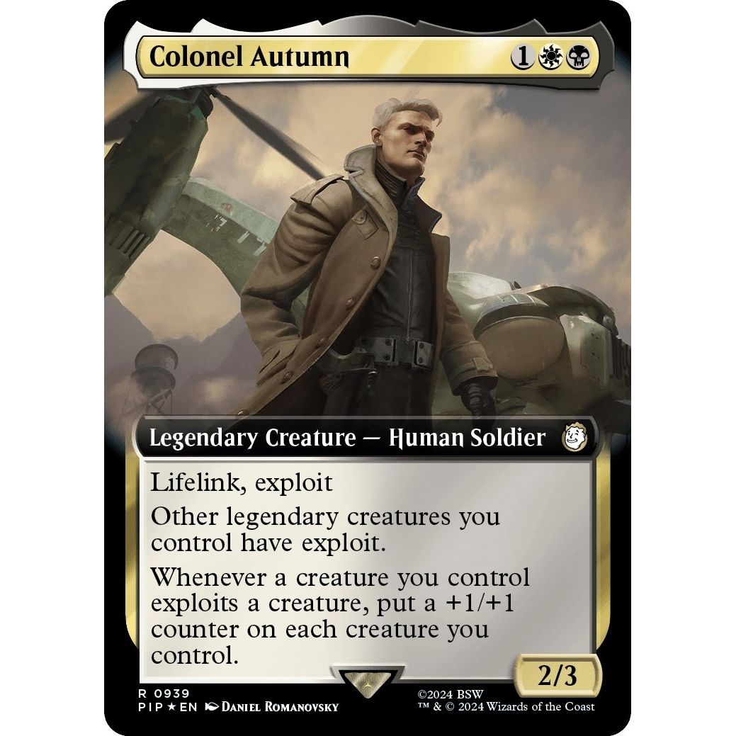 Image for Colonel Autumn (Extended Art) (Surge Foil) (939) (PIP) - Magic: The Gathering