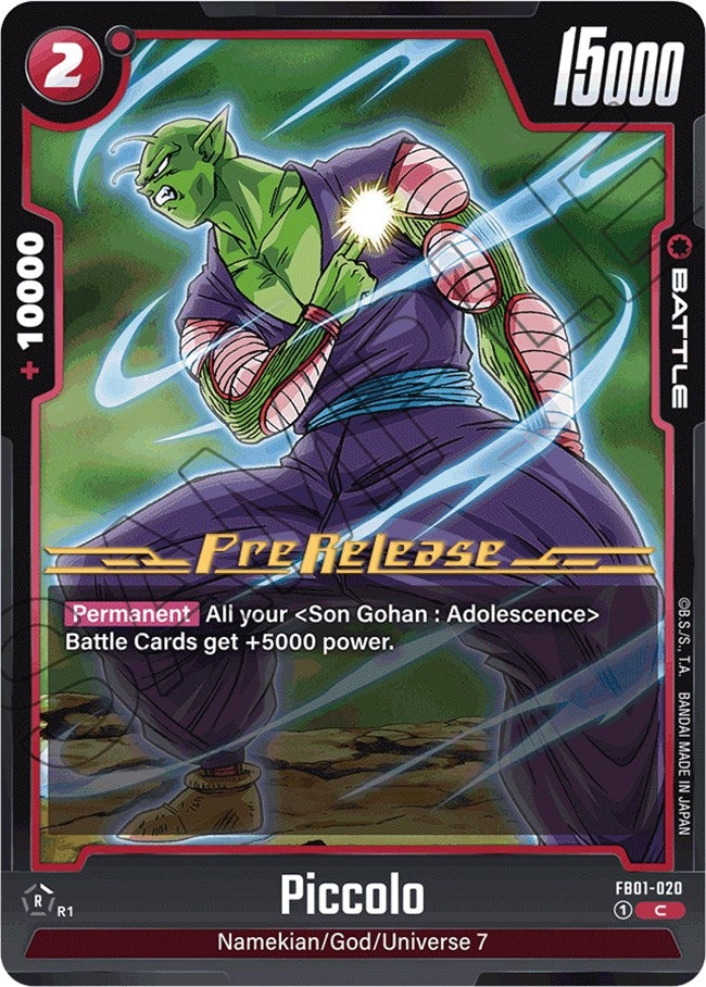 Image for Piccolo - FB01-020 (FB01-020) (FB01_PR) - Dragon Ball Super: Fusion World
