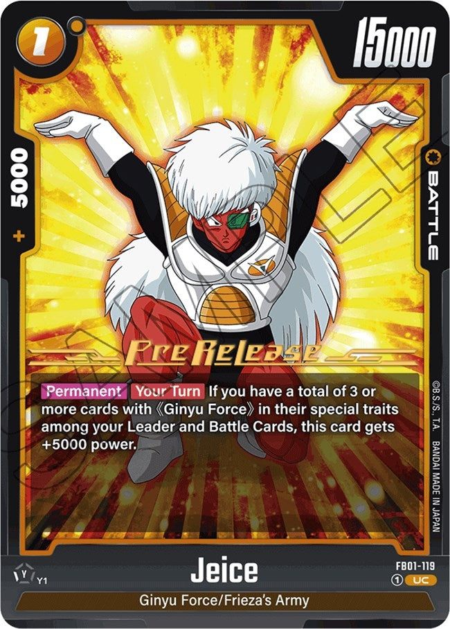 Image for Jeice (FB01-119) (FB01_PR) - Dragon Ball Super: Fusion World