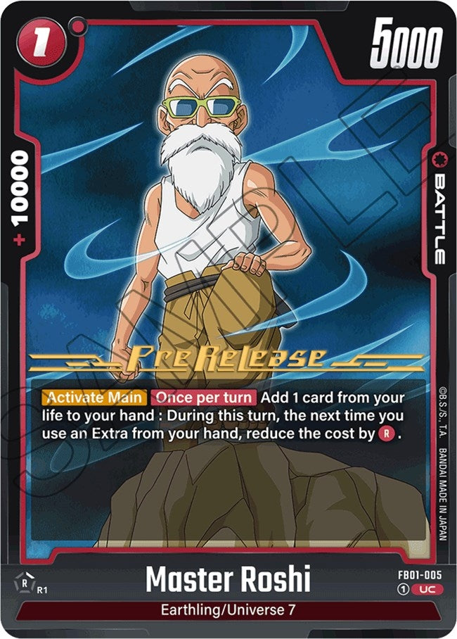 Image for Master Roshi (FB01-005) (FB01_PR) - Dragon Ball Super: Fusion World
