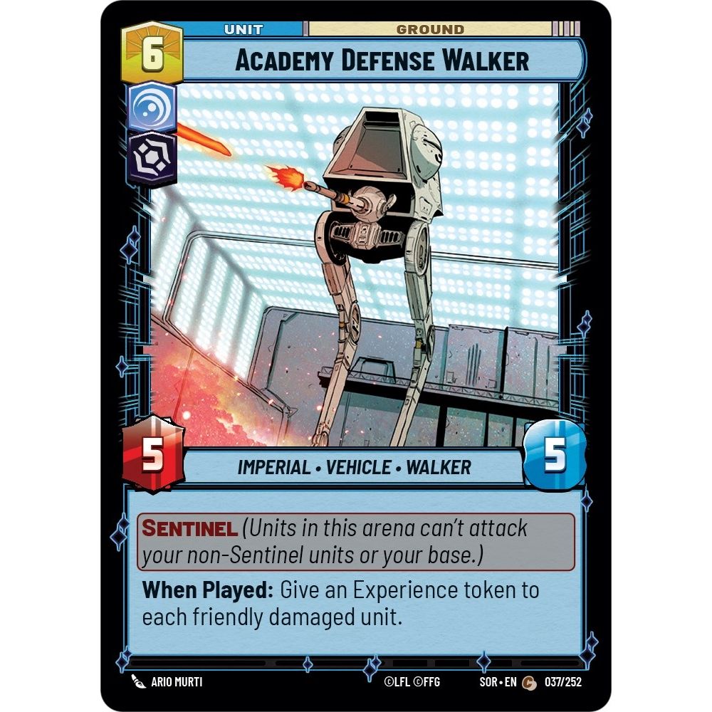 Image for Academy Defense Walker (037/252) (SOR) - Star Wars: Unlimited