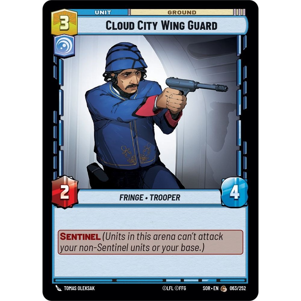 Image for Cloud City Wing Guard (063/252) (SOR) - Star Wars: Unlimited