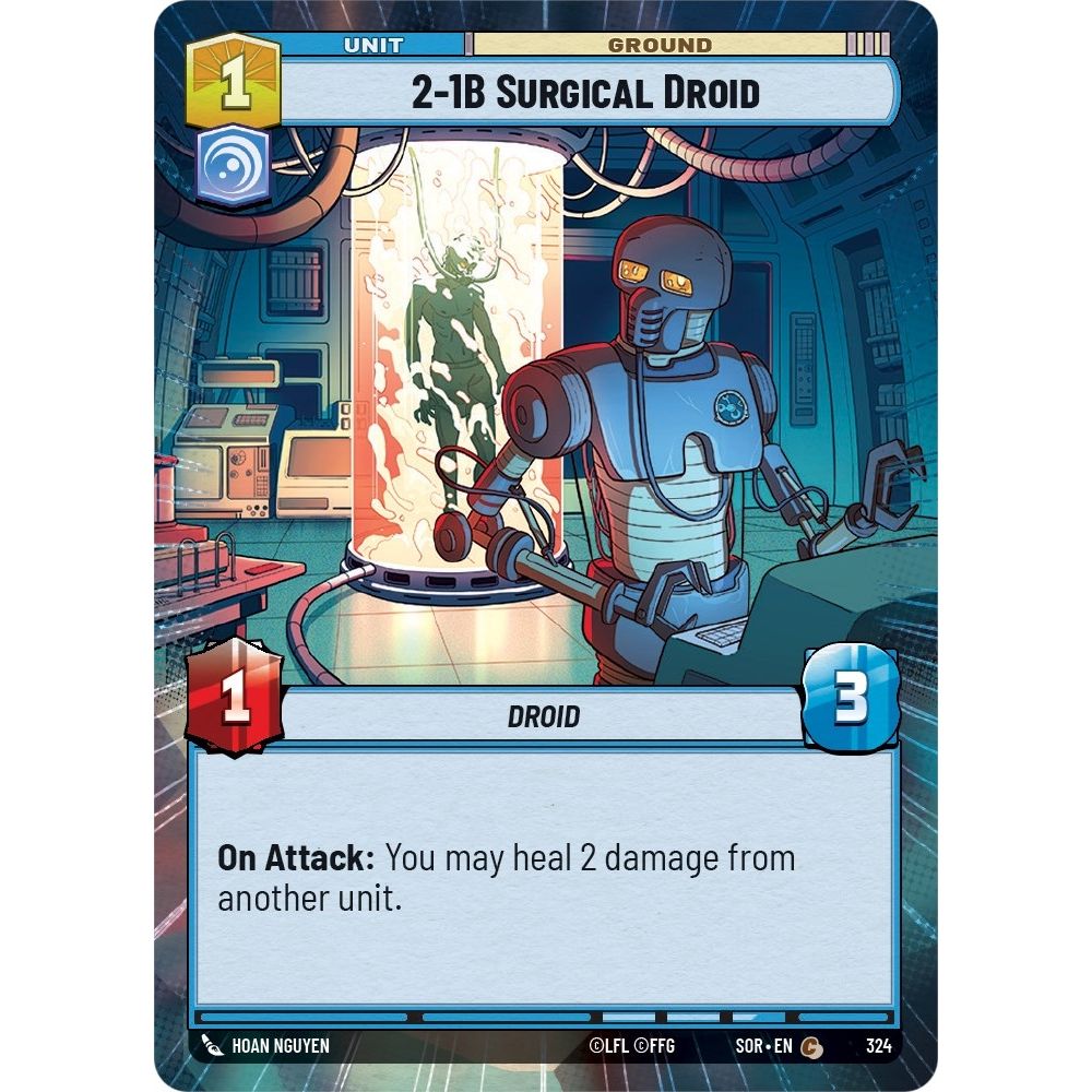 Image for 2-1B Surgical Droid (Hyperspace) (324) (SOR) - Star Wars: Unlimited
