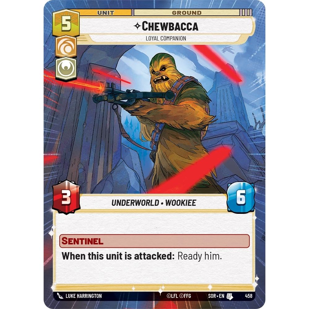 Image for Chewbacca - Loyal Companion (Hyperspace) (458) (SOR) - Star Wars: Unlimited