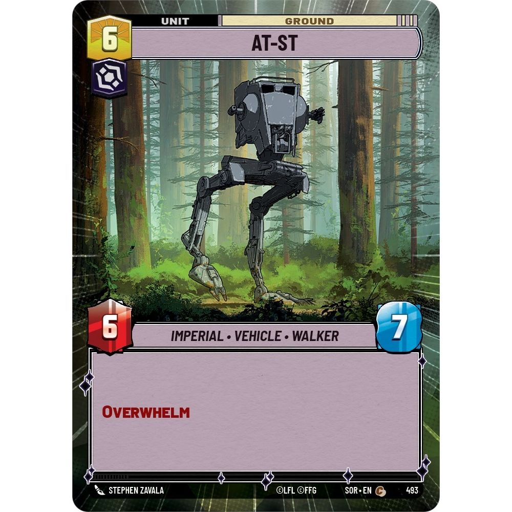 Image for AT-ST (Hyperspace) (493) (SOR) - Star Wars: Unlimited