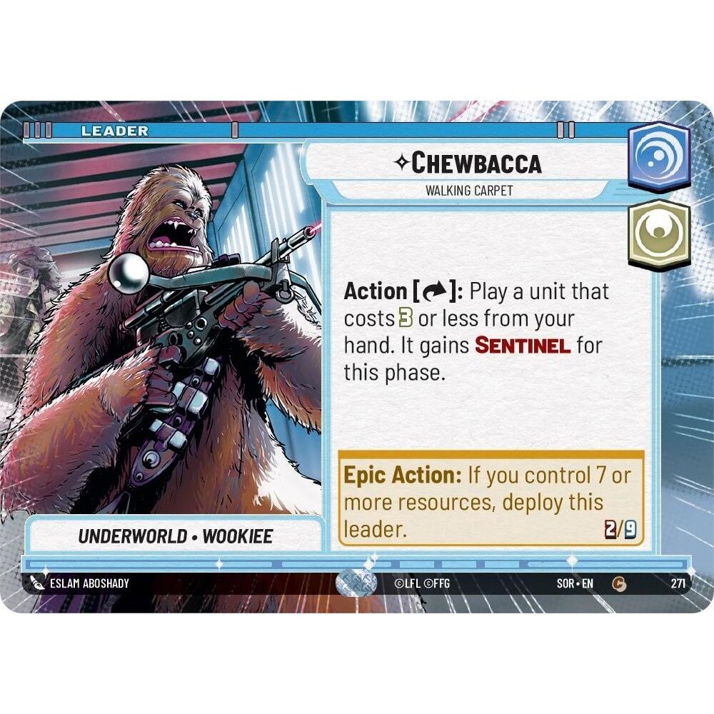 Image for Chewbacca - Walking Carpet (Hyperspace) (271) (SOR) - Star Wars: Unlimited