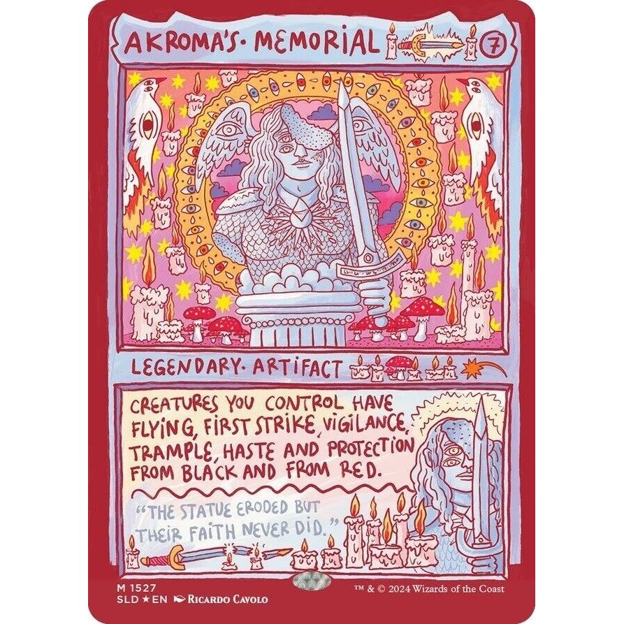Image for Akroma's Memorial (Rainbow Foil) (1527) (SLD) - Magic: The Gathering