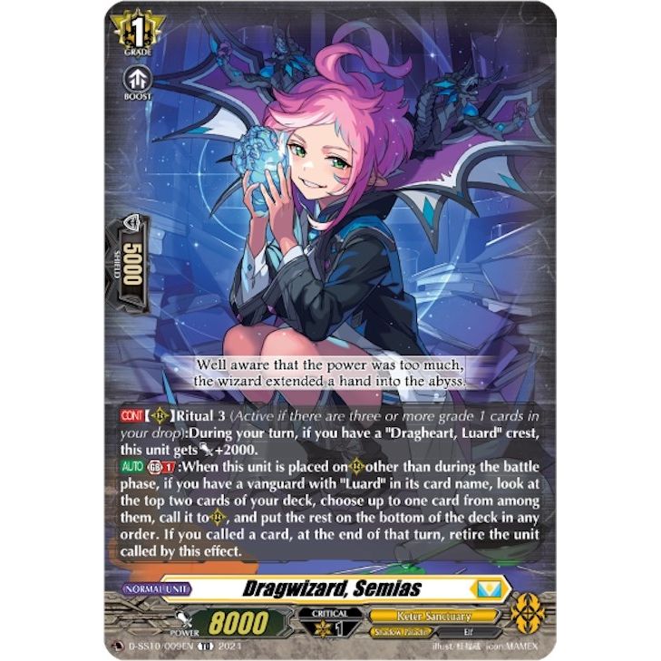 Image for Dragwizard, Semias (D-SS10/009EN) (D-SS10) - Cardfight Vanguard