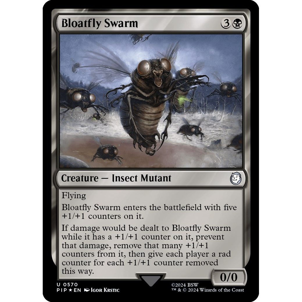 Image for Bloatfly Swarm (Surge Foil) (570) (PIP) - Magic: The Gathering
