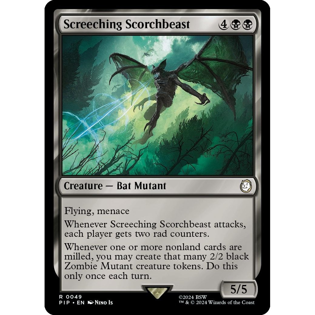 Image for Screeching Scorchbeast (49) (PIP) - Magic: The Gathering