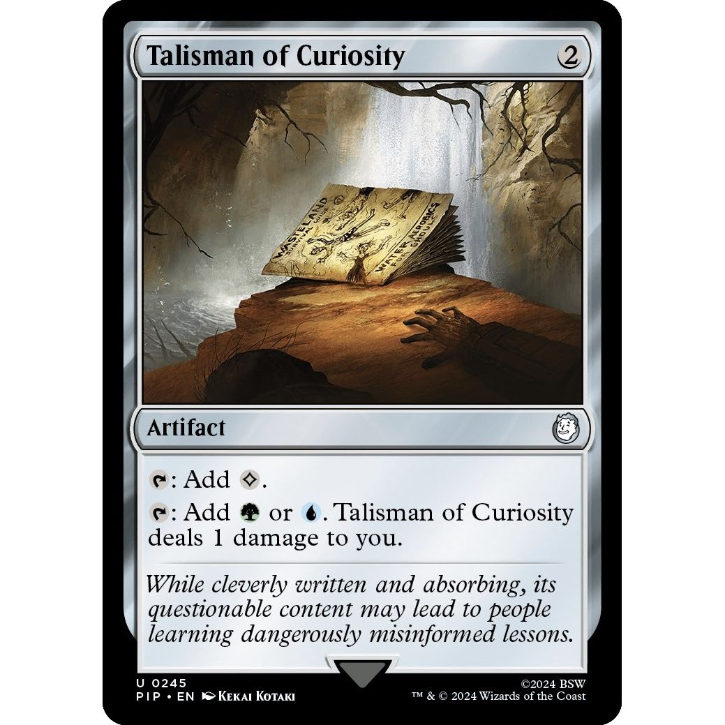 Image for Talisman of Curiosity (245) (PIP) - Magic: The Gathering