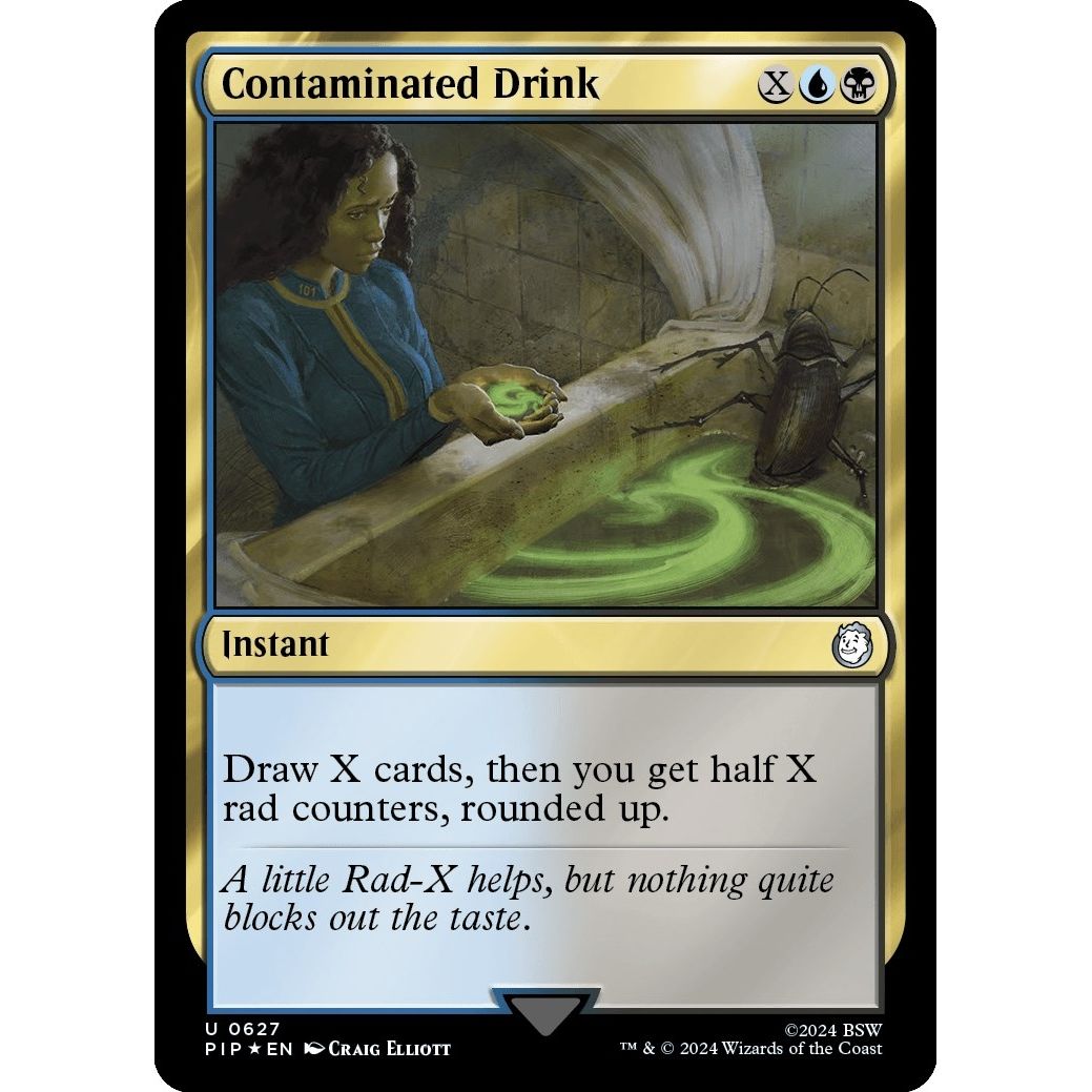 Image for Contaminated Drink (Surge Foil) (627) (PIP) - Magic: The Gathering